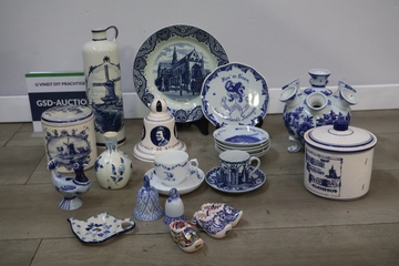 Afbeelding van Mix van Blauw-wit Porselein