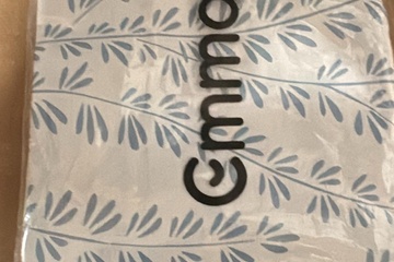 Afbeelding van kussensloop 50X70 bloemen & Celeste 2 kleurig