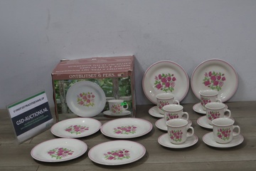 Afbeelding van Servies onbijtset 6 persoons'