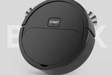 Afbeelding van Set van 2 mini robotstofzuigers - zwart