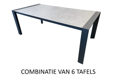 Afbeelding van Partij 6st. Tuintafel Samos - zware uitvoering!