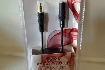 Afbeelding van 3.5 mm Stereo Audio Verlengkabel – 3 Meter – Nieuw in Verpak