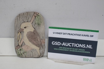 Afbeelding van Decoratief Stenen Kookaburra Wandbord