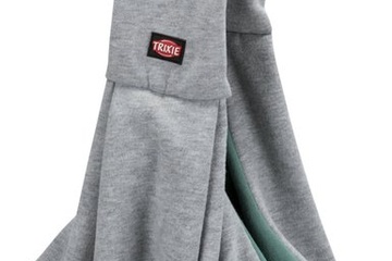 Afbeelding van Trixie Junior Hondentas-Buikdrager Lichtgrijs-60x22x20 cm