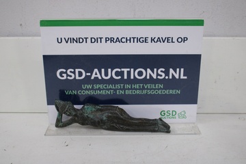 Afbeelding van Antiek Bronzen Liggende Boeddha