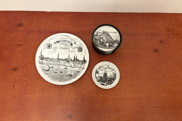 Afbeelding van Onderzetters, kleine bord en grote bord