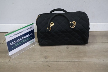 Afbeelding van Zwarte stoffen handtas van Marks & Spencer