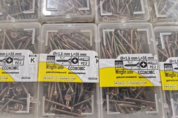 Afbeelding van 20 doos spaanplaatschroeven 3.5x35
