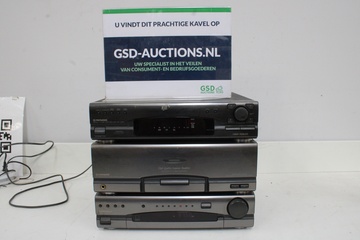 Afbeelding van 3-Delig Pioneer Hi-Fi Audiosysteem