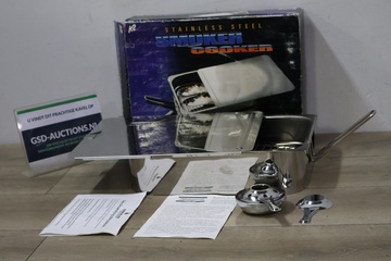 Afbeelding van Roestvrijstalen Tabletop Smoker Cooker