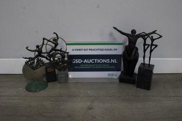 Afbeelding van Mix van 5 Bronzen/Verbronsde Sculpturen