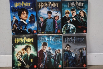 Afbeelding van Mix van 6 Harry Potter Dvd's