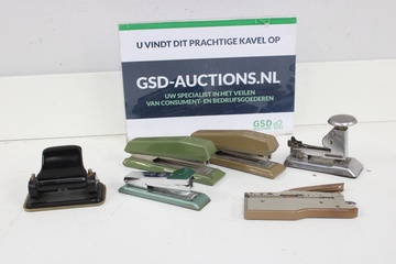 Afbeelding van Set van 4 Nietmachines & 1 Perforator