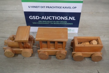 Afbeelding van Houten speelgoedtrein