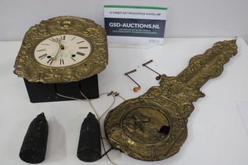 Afbeelding van Antiek Franse Comtoise Klok