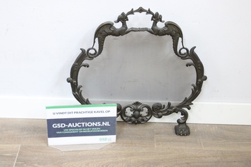 Afbeelding van Antiek Koperen Draken Haardscherm