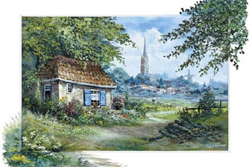 Afbeelding van Reint Withaar - Living outside - Afm. 50x70 cm