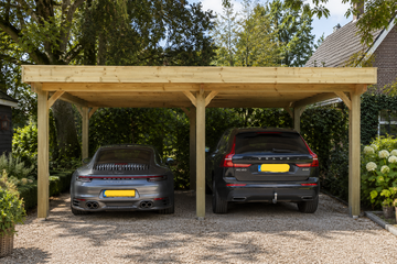 Afbeelding van DUBBELE CARPORT 500X600X270 CM, VRIJSTAAND