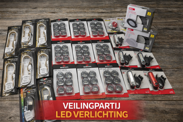 Afbeelding van Partij fietslampen + USB LED strips + LED spotjes