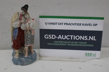 Afbeelding van Vintage porseleinen beeld - Oekraïens paar''