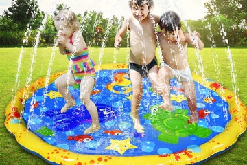 Afbeelding van Water speelmat met sproeiers - 100 cm