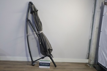 Afbeelding van Grijze Zweefparasol - Met Voet