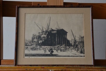 Afbeelding van Ets: The Last of the G.P.O. van Henry Rushbury