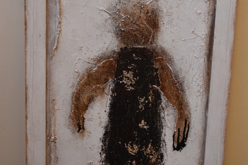 Afbeelding van Acrylchilderij van Jeanne Beenackers: 'Zonder titel'