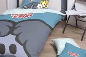 Afbeelding van Dekbed overtrek Woezel &Pip 140x200cm+ 1kussensloop