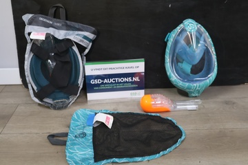Afbeelding van Snorkelmaskers 2 stuks Maat M-L  van de Decathlon