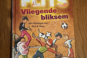 Afbeelding van Flits – Vliegende bliksem  Geschreven door Mirjam Oldenhave.