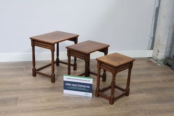 Afbeelding van Vintage 3-Delig Houten Mimiset