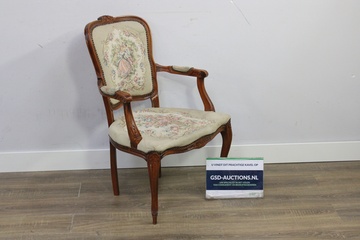 Afbeelding van Vintage Louis XV-Stijl Fauteuil