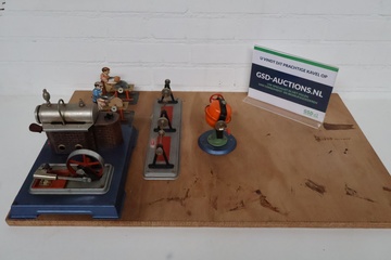 Afbeelding van Vintage Wilesco Modelstoommachine