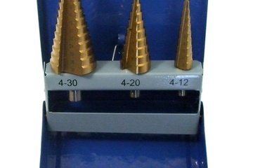 Afbeelding van Stappenboor 3-dlg. 4-30 mm -metalen koffer