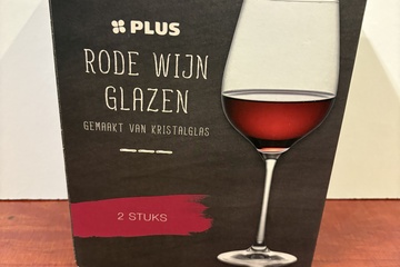 Afbeelding van Rode wijn glazen in doos