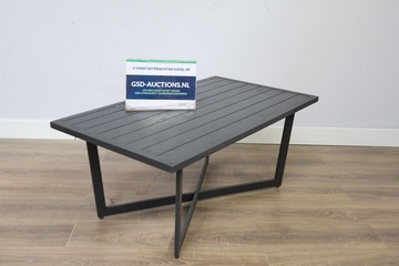 Afbeelding van Antracietkleurig Metalen Tuintafel van Garden Impressions