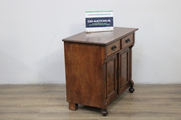 Afbeelding van Antiek Houten 2-Deurs Commode