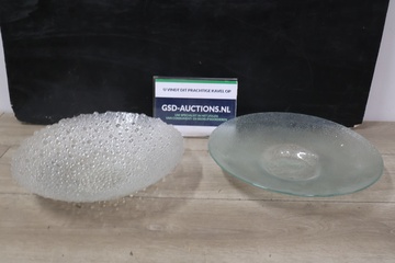 Afbeelding van Glazen fruitschalen 2 stuks''