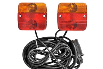 Afbeelding van AANHANGERVERLICHTINGSSET MET MAGNETEN 7,5+2,5M KABEL