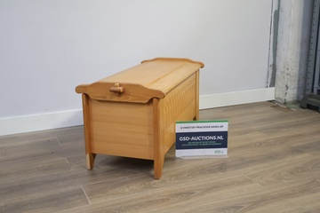 Afbeelding van Vintage Houten Dekenkist