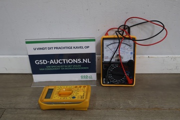 Afbeelding van Mix van 1 Analoge & 1 Digitale Multimeter