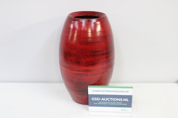 Afbeelding van Rood Keramische Vaas