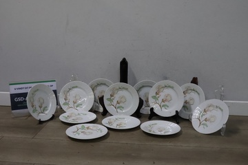 Afbeelding van Hutschenreuther porseleinen bordjes 8 stuks