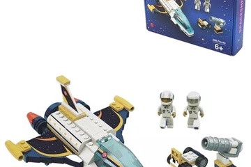 Afbeelding van Blockz Spaceship bouwset 208-delig-Lego compatibel