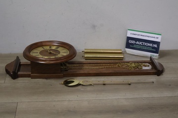 Afbeelding van Vintage Houten Wandklok