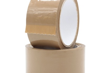 Afbeelding van 10x Verpakkings tape bruin