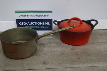Afbeelding van Gietijzeren Hackmann Pan & Messing pan