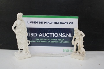 Afbeelding van Set van 2 Albasten Griekse Goden