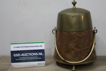 Afbeelding van Antieke koperen doofpot